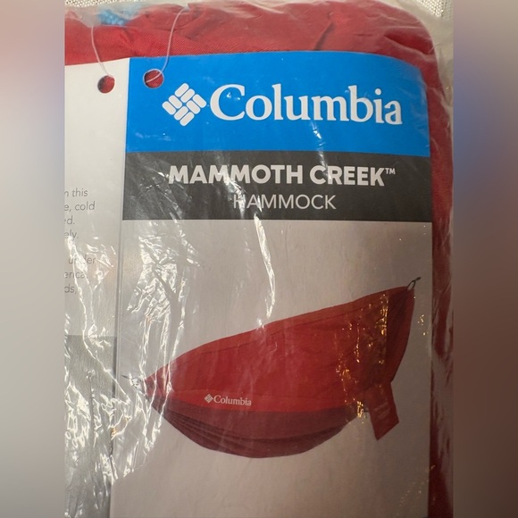 This image shows a red Columbia Mammoth Creek Hammock, - Picture 3 of 6